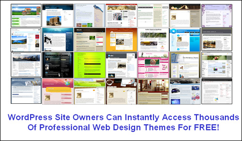 WordPress site owners have instant access to thousands of professional web design themes for free!