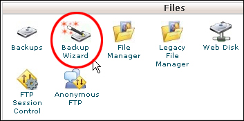 How To Back Up WordPress Files Using Backup Wizard