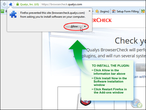 Qualys Browser Check