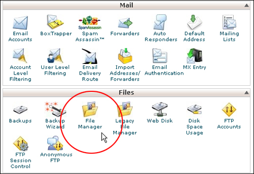 cPanel FileManager