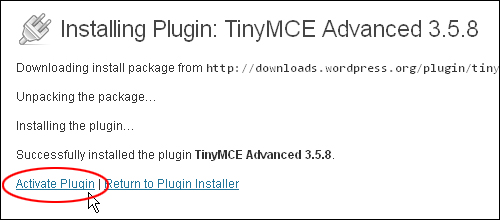 TinyMCE Advanced - WordPress Plugin