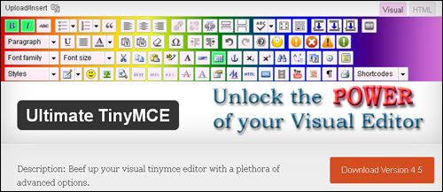 Ultimate TinyMCE - WordPress Plugin