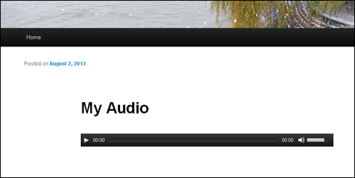 How To Insert Audio Files Into Your WordPress Posts And Pages