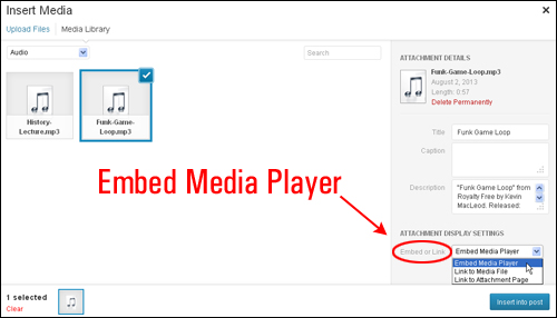 How To Insert Audio Files Into Your WordPress Posts And Pages